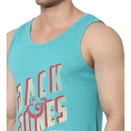 Jack & Jones Blue Printed Vest image 4