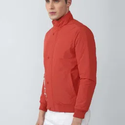Van Heusen Sport Orange Regular Fit Printed Jackets image 3