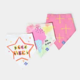 MiArcus Kids Multicolor Cotton Printed Bibs (Pack of 3)-picture-24