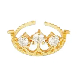 GIVA 925 Sterling Silver Golden Ring for Women-image-89