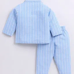 Clt.s Unisex Kids Striped Night suit image 2