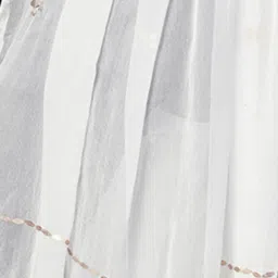 Saadgi White Crochet Gotta Patti Dupatta image 2