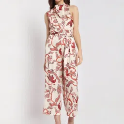 Vero Moda Cream Printed Jumpsuit image 1
