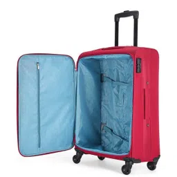 Aristocrat Red Small Soft Cabin Trolley - 57 cm image 4