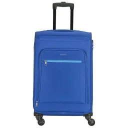 Aristocrat Blue Medium Soft Cabin Trolley - 68 cm image 1