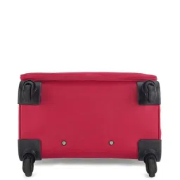 Aristocrat Red Medium Soft Cabin Trolley - 68 cm image 5