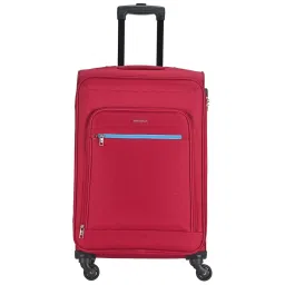 Aristocrat Red Medium Soft Cabin Trolley - 68 cm image 1