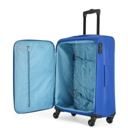 Aristocrat Blue Large Soft Cabin Trolley - 78 cm image 4