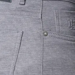 Dragon Hill Light Grey Slim Fit Lightly Washed Jeans image 4