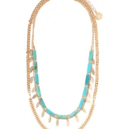 Signature Palmer Layered Stone Necklace-image-81
