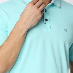 Dragon Hill Aqua Polo T-Shirt image 4