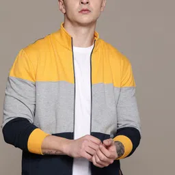Roadster Men Colourblocked Sweatshirt-image-54