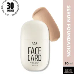 FAE Beauty Face Card Skin Tint Serum Foundation 10C Cool - 30 ml image 2