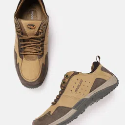 Woodland Men Nubuck Leather Sneakers-picture-33