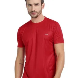 FTX Men Pack of 2 Dri-FIT Solid Round Neck T-shirts image 4