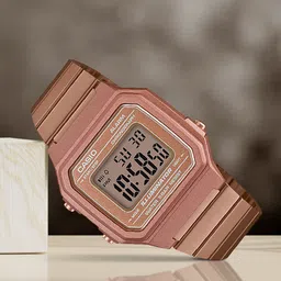 CASIO Unisex Rose Gold Digital Watch D200 B650WC-5ADF-picture-11