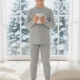 STARFOX Boys Cotton Round Neck Full Sleeve Thermal Set image 1