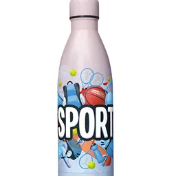 Speedex Pink & Blue Single Stainless Steel Printed Water Bottle-image-38