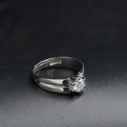 GIVA Men 925 Sterling Silver Rhodium Plated Solitaire Band-picture-25