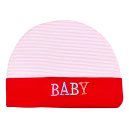 The Little Lookers Cotton Cap Mitten and Booties Set - Red-picture-23