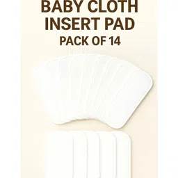 Joy Buzz Baby Adjustable Reusable Microfiber Bamboo Soaker Wet-Free Insert Pads For Cloth Diapers Nappies Quick Dry (0-24 Months) - Pack Of 14-image-38