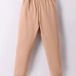 Tango Knit Full Length Fleece and Woollen Bottom With Sunglasses Print - Light Brown image 2