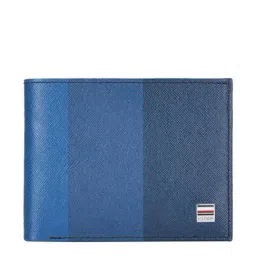 Tommy Hilfiger Dwayne Blue Casual Leather Bi-Fold Wallet for Men-picture-45