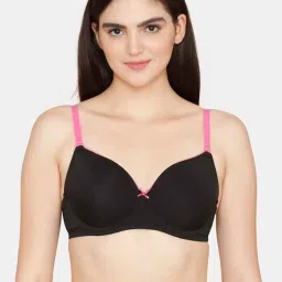 Zivame Black Padded T-Shirt Bra image 1