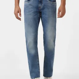 Peter England Jeans Mid Blue Slim Fit Jeans image 1