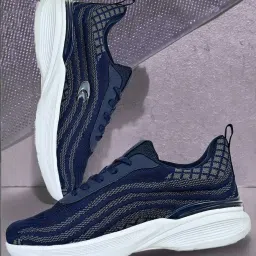 Allen Cooper Men's Navy Running Shoes image 1