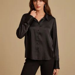 Kazo Black Striped Shirt-picture-12