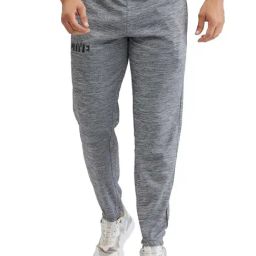 Parx Grey Jogger Fit Texture Joggers-picture-0