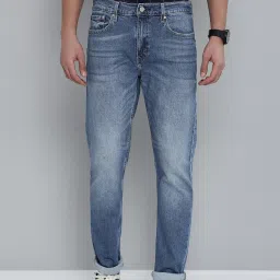 Levi's 512 Blue Cotton Tapered Fit Jeans image 1