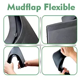 Auto Pearl OE Type Car Heavy Duty Mud Flaps Splash Guards PVC Black Compatible For Mahindra Marazzo 2019, Mud_Flap_Marazzo2019 (Set of 4) image 3