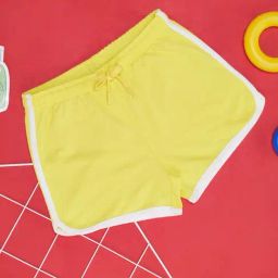 Pantaloons Junior Neon Green Regular Fit Shorts-picture-21