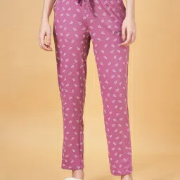 Dreamz by Pantaloons Lilac Cotton Printed Pyjamas image 1