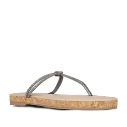 Inc.5 Women's Pewter T-Strap Sandals image 2