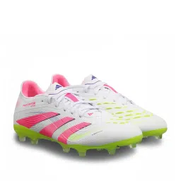 Adidas Unisex's PREDATOR PRO FG White Football Shoes image 2