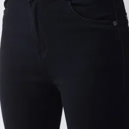 DOLCE CRUDO Black Slim Fit High Rise Stretchable Jeans image 5