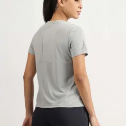 Reebok Grey Regular Fit Printed Sports T-Shirt image 2