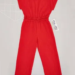 Pantaloons Junior Girls Chili Pepper Solid Casual Dresses-image-29