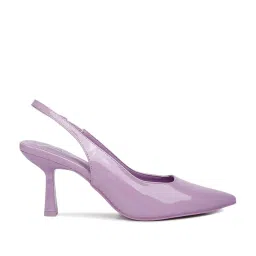 London Rag Women's Lilac Sling Back Stilettos image 1