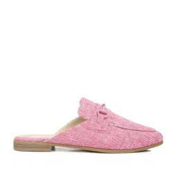 London Rag Women's Pink Mule Sandals image 1