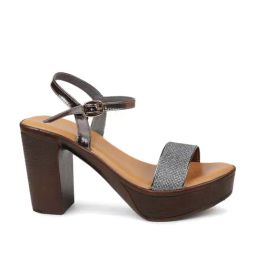 Inc.5 Women's Gun Metal Ankle Strap Sandals-picture-45