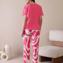 Sweet Dreams Women Printed Pyjama Set image 2