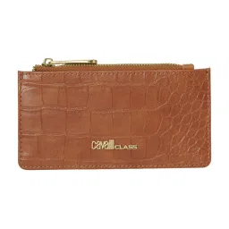 Cavalli Class Women Textured Synthetic Wallet - Brown-image-20