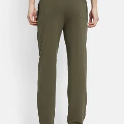 Octave Brown Cotton Regular Fit Trackpants image 2