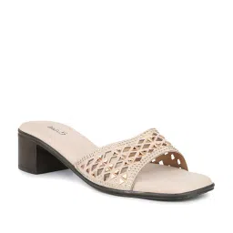Inc.5 Women's Beige Ethnic Sandals image 2