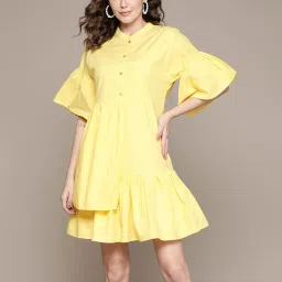 aarke Ritu Kumar Yellow A Line Dress image 1