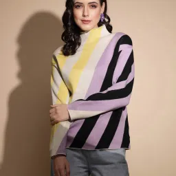 Global Republic Multicolor Striped Pullover image 1